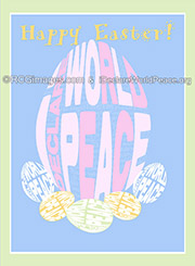pink easter card